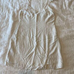 Abercrombie White Linen Mini Dress